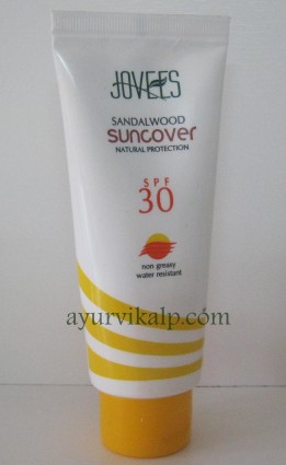 Jovees SANDALWOOD SUNCOVER Natural Protection SPF30 100gm